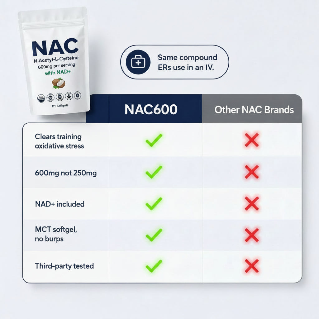 NAC600 + NAD Daily Complex - Athletic Recovery