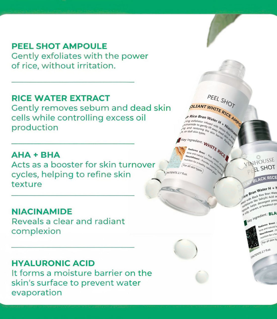 Peel Shot Glow Rice Ampoule Duo