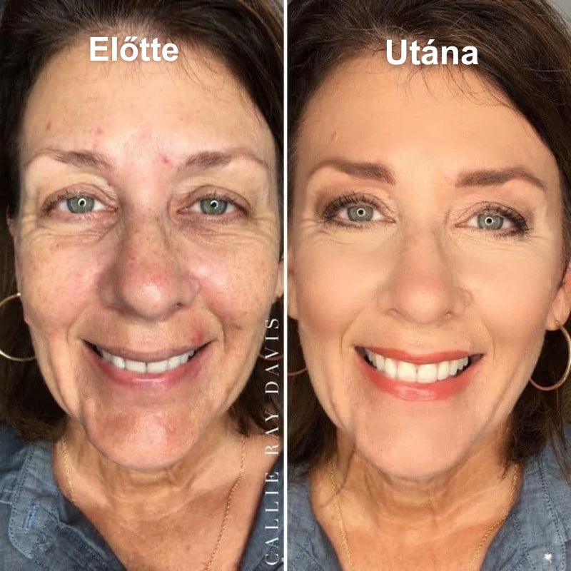Magic foundation with automatic skin tone adjustment