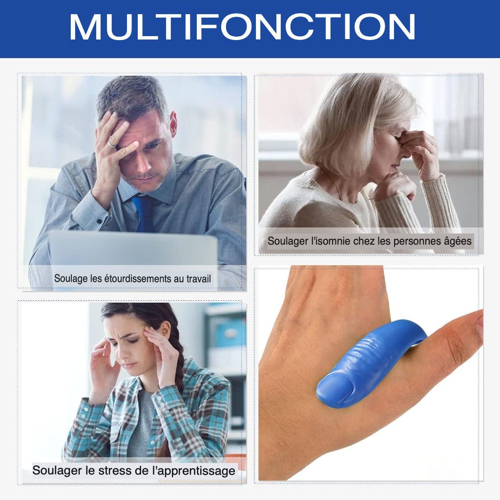 Clipy™️ - Dites STOP aux maux de tête et au stress (3 paires) - Faramys - Massager